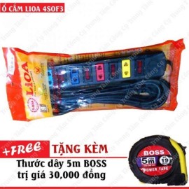 Ổ cắm có bảo vệ quá tải bằng CB LIOA 4SOF3